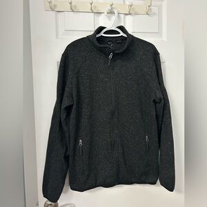 OCK Men's Charcoal Heather Full-Zip Sweater Jacket